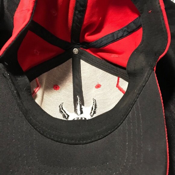 Adidas NBA Toronto Raptors Red Black Adjustable Cap With Logo Basketball - Picture 6 of 7